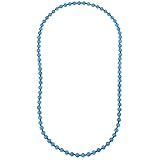 ELEDORO Edelstein Perlenkette Collier endlos geknotet 8mm 80cm lang Achat b