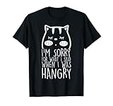 Kawaii Hungry Hangry Cat T-S