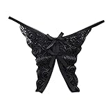 WENZHOU Thongs Damen Strings Spitze Tanga Slips Damen Hipsters Panties Unterhosen Unterwäsche Dessous Baumwolle Frauen Damen Lady Sexy-Spitze Slip Niedrige Taille Knickers Thongs Höschen Unterw