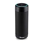 auna Intelligence Tube - Bluetooth-Lautsprecher, Bluetooth Speaker, Akku, Alexa Voice Service, Sprachsteuerung oder App-Control, IPX4 spritzwassergeschützt, WLAN, Leistung: 6 W RMS, schw