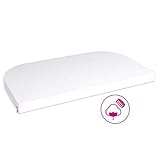 babybay Jersey Spannbetttuch Deluxe Organic Cotton passend für die Modelle Maxi, Midi, Boxspring, Comfort und Comfort Plus, weiß, 89 x 50 cm (Einzelpack)