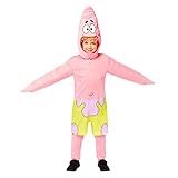 amscan 9909174 Kinderkostüm Spongebob Schwammkopf Lizenzprodukt Patrick Star Kostüm (8–10 Jahre)