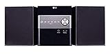 LG CM1560DAB Micro-HiFi Anlage (10 Watt), Stereo-Lautsprecher (Bluetooth, CD, USB), schwarz [Modelljahr 2019]