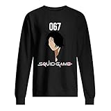 Squid Game Round Six Die Neueste HeißE Koreanische Tv-Serien-Bestenliste Anime Kapuzenpullover Sweatshirt Pullover LäSsig Outwear 3D Digitaldruck Teenager Geschenk Cosplay Herbst Winter Shirt C