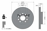 2x TEXTAR VORNE Bremsscheibe für VW Golf VII Schrägheck (5G1, BQ1, BE1, BE2)