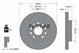 2x TEXTAR VORNE Bremsscheibe für VW Golf VII Schrägheck (5G1, BQ1, BE1, BE2)