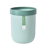 LMJ Mülleimer Trash kann mit Deckel, Presse Typ Gap, Haushalt WC, WC, Wohnzimmer, Klassifikation Typ Großer Papierkorb Abfallbehälter (Color : E)