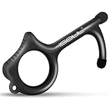 Kontaktloser EDC-Türöffner, iSOUL Berührungsloser hygienehaken Schlüsselanhänger anti touch door opener für Outdoor-Türgriff Touchscreen,hält Hände sauber & Mobiler Stift (Metall)