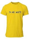 clothinx Herren T-Shirt Yo Mr. White Gelb/Schwarz Größe S