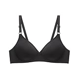 Damen-BH Soild Wire Free Unterwäsche Einteiliger BH Everyday Small Cup Underwear Damen BH Bustier Damen Sport BH Frau Bra Weicher Komfort BH ohne Bügel Push Up BH BH Damen Ohne Bügel Unterw