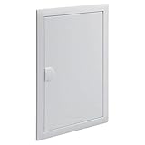 Rahmen und Tür blickdicht, Metall (VZ102N) für VU/VH 2-reihig 24 Module RAL 9010