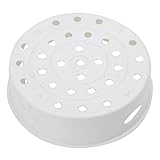 JIYXGS Drain-Korb Food-Kunststoff-Dampf-Dampfer-Korb Reiskocher-Küche-Kochgeschirr-Tool (Color : White, Size : S)