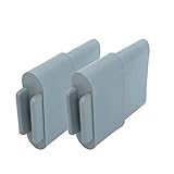 DIWARO® Endstabgleiter | Größe 30mm x 14mm | Farbe grau | Material Kunststoff | für Endleiste, Endschiene, Winkelendschiene | Rolladenpanzer, Jalousie, R