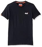 Superdry Herren Orange Label Vintage Logo Embroidery Tee T-Shirt, Blau (Eclipse Navy), S