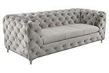 Sofia 3 Sitzer Couch - Couch, Schlafcouch, Stuhl, Couchgarnitur, Couchsessel, Sessel Wohnzimmer, Lounge Couch, Sofa - Glamour Design - S