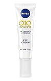 NIVEA Q10 Power Anti-Aging Augencreme mit Anti-Falten Straffende Kraft (15ml), Augencreme für Linien und Falten und Augenringe, kraftvolle Aug