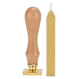 Wachssiegel-Stempelset, exquisites, langlebiges, klares Wachssiegel-Set für Grußkarten für Hochzeiten(Gelb)
