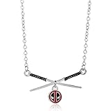 Film Rund Um Marvel Helden Deadpool Deadpool Doppelmesser Logo Anhänger Halskette Schmuck Anhänger Zubehör Schmuck