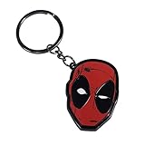 Half Moon BayDeadpool Schlüsselring Keychain Mask Logo Nue offiziell Rot metal, Mehrfarbig, Einheitsgröß