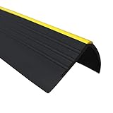 Antirutsch Treppenkantenprofil Selbstklebend PVC Profil für Treppenstufen, Warnung vor Treppen, 150