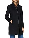 HUGO Damen Wollmischungs-Mantel Malura, Black1, 44