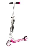 HUDORA 69560160 Big Wheel Scooter 125 mm, Kinder Scooter Kinder Roller, pink, 14742 [Exklusiv bei Amazon]