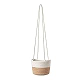 ikasus Hanging Planter Basket,Hängende Blumentöpfe,Makramee Blumenampel,Deckenpflanzer Blumentopfhalter,Hängeampel Pflanzen Blumentopf,für Innen Außen Decken Balkone Wanddek