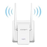 JOOWIN WLAN Repeater, 300 Mbit/s WLAN Verstärker für zu Hause, Wireless WiFi Range Extender 2,4GHz WiFi Signalverstärker, 1 Ethernet-Port, WPS, AP Modus, Kompatibel zu Allen WLAN G