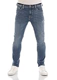 MUSTANG Herren Jeans Vegas Slim Fit Jeanshose Hose Denim Stretch Baumwolle Schwarz Grau Blau w30 - w40, Größe:36W / 36L, Farbvariante:Denim Blue (5000-583)