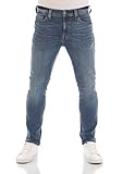 MUSTANG Herren Jeans Vegas Slim Fit Jeanshose Hose Denim Stretch Baumwolle Schwarz Grau Blau w30 - w40, Größe:36W / 36L, Farbvariante:Denim Blue (5000-583)