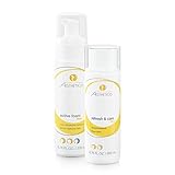Aesthetico active foam + refresh & care - Reinigungschaum + Gesichtswasser für alle Hautbilder, 2x 200