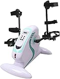 NBLD Elektrisches Pedaltrainer für Senioren Tragbares Fitness-Zyklus für Arm-/Beinübungen Stationäres Übungsbein Mit Schutzausrüstung Magnetischer Mini-H