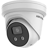 Hikvision DS-2CD2346G2-ISU/SL(2.8mm)(C) Turret Überwachungskamera mit 4 Megapixel, bis zu 30m Beleuchtung, professionelle Überwachungskamera, Acusense Kamera mit F