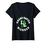 Damen Glücklicher St. Patricks Day T-Shirt mit V