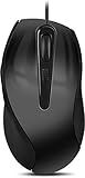 Speedlink AXON Desktop Mouse 5-Tasten-Maus mit USB-Anschluss und rutschfester Beschichtung - g