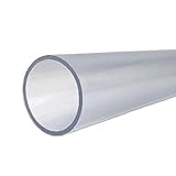 well2wellness® PVC Rohr 50mm PVC Druckrohr 50mm 10 bar transparent - 1 M