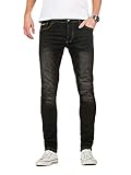 Yazubi Herren Jeans Jhin - Slim Fit Jeans, Schwarz (Black Stone 301), W33/L32