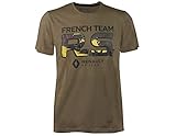 Renault F1 Team – T-Shirt für Herren – French Team Grün Khaki, Größe: S