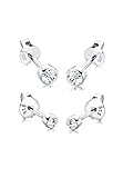 Elli Ohrringe Damen Set Basic mit Kristalle in 925 Sterling Silb