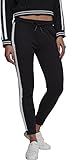 Urban Classics Damen Ladies Interlock Joggpants Sporthose, Schwarz (Black/White 00826), 38 (Herstellergröße: M)