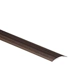 Aluminium-Türschwelle, Übergangsprofil, Schutzleiste, Übergangsschiene mit Laminat | 40 x 900 mm | Teak – CEZAR