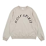 NAGRI Kanye Holy Spirit Logo Sweatshirt, Beige, L