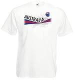 Fruit of The Loom Australien Herren T-Shirt Australia Vintage Trikot|w-M