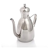 liushop Milchkanne Edelstahl Olivenölspender 500 / 1000ml Essigtopf Kann Flasche Cruet Milchkännchen (Color : 500ml)