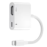 HDMI- Adapter - Keine Gebühr Erforderlich, 1080P Digital AV-Adapter, HDMI Kabel für Synchronisationsbildschirm, Kompatibel mit Phone 13/12/11 / XS/XR/X / 8/7