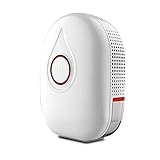 LKJHG Luftentfeuchter Beseitigt Feuchtigkeit 300ml pro Tag Tragbarer feuchte Luft Entfeuchter Auto-Off-Luftreiniger entfernen Feuchtigkeit und Schimmel for Home Küche Garage Garderobe (Color : Rot)