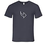 Right Arrow HTML UI Mockup Wireframe Dark T-Shirt Tech T-Shirt Charcoal Grey Gr. M, beig
