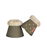 ESKADRON Sprungglocken Platinum FAUX FUR, martini-olive, L