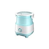 SCXY Home Mini Waschmaschine Mini Halbautomatische Waschmaschine Falten Waschmaschine Kleine tragbare Unterwäsche und Strumpfhose Waschküche Waschmaschine (Farbe: Grün, Größe: 34x33x40cm)