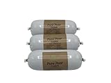 Paw Natural Hundewurst schnittfest | 3x400g Lamm-Wurst | Gluten- & getreidefrei | aus frischem Fleisch gesunder T